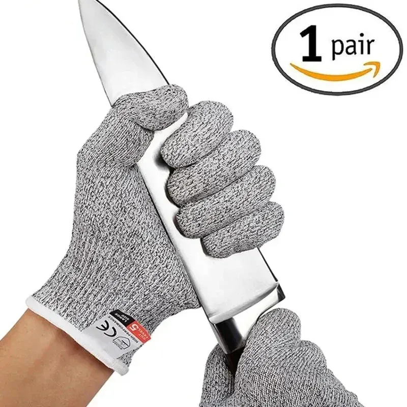 قفازات معدنية مقاومة للقطع وال - مراجعة Cut Resistant Glove وسعره