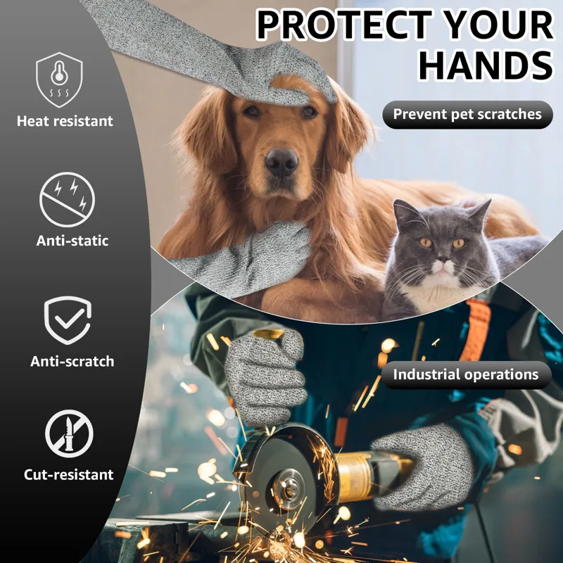 قفازات جيدة التهوية مضادة للثق - مراجعة Cut Resistant Glove وسعره