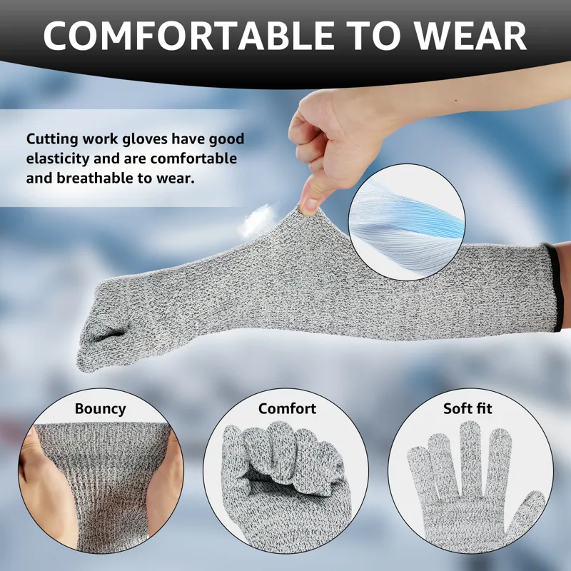 قفازات جيدة التهوية مضادة للثق - مراجعة Cut Resistant Glove وسعره