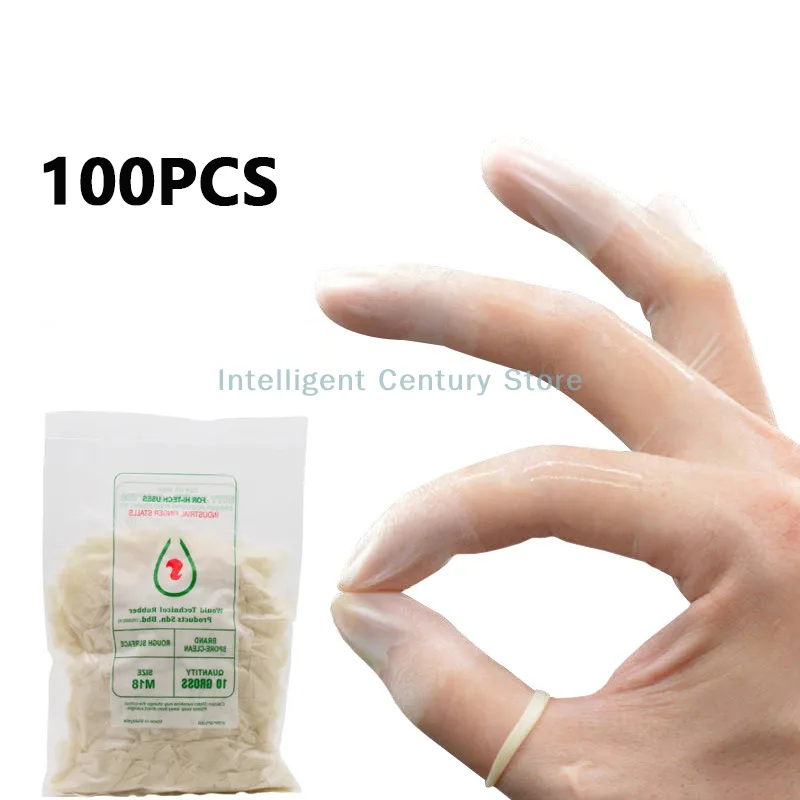 100 قطعة المطاط عدم الانزلاق م - مراجعة Latex Disposable Glove وسعره