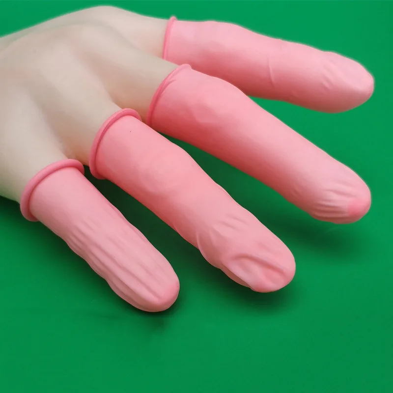 50 قطعة غطاء الاصبع القابل للت - مراجعة Latex Disposable Glove وسعره