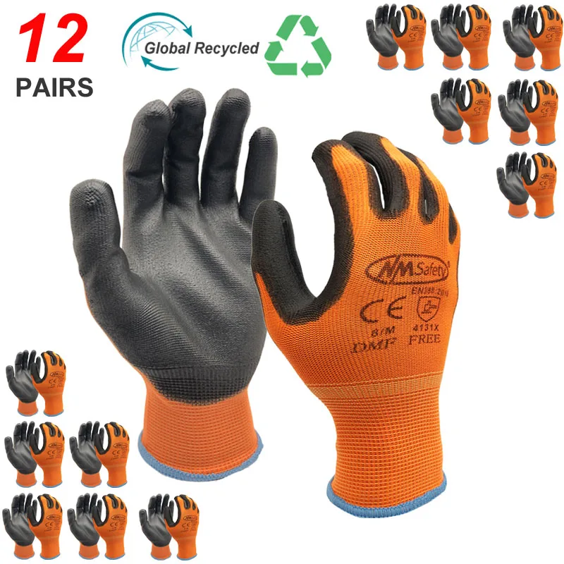 NMSafety 12 زوجًا من قفازات ال - مراجعة Nitrile Mechanic Glove وسعره