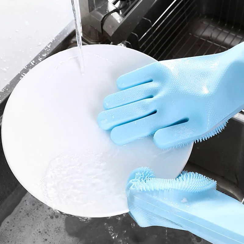 قفازات تنظيف غسل الأطباق ماجيك - مراجعة Dish Glove Rubber وسعره