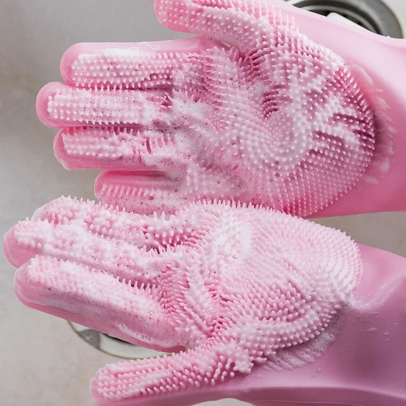 قفازات تنظيف غسل الأطباق ماجيك - مراجعة Dish Glove Rubber وسعره