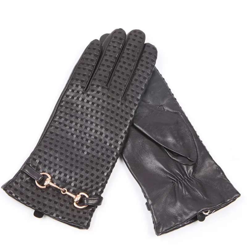 الخريف الشتاء قفازات جلدية حقي - مراجعة Wool Glove Lined وسعره