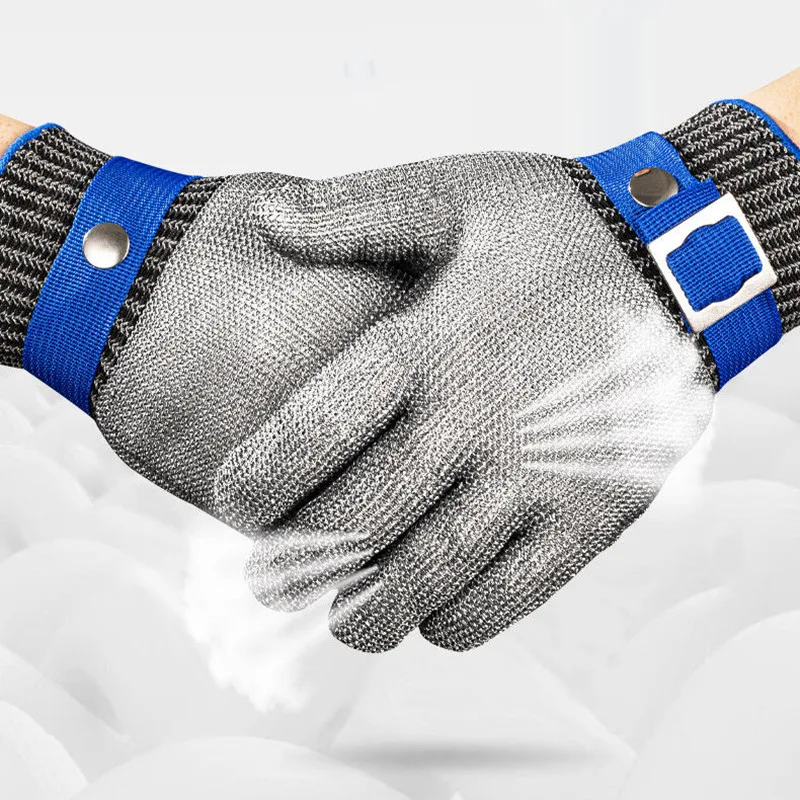 مكافحة قطع شبكة قفاز معدني سلا - مراجعة Cut Resistant Glove وسعره