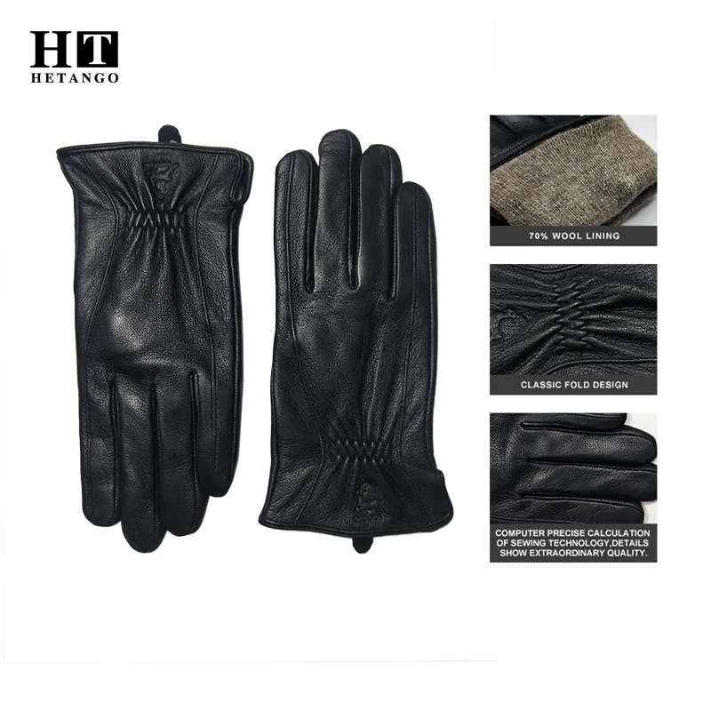    قفازات شتوية للرجال من جلد - مراجعة Wool Glove Lined وسعره