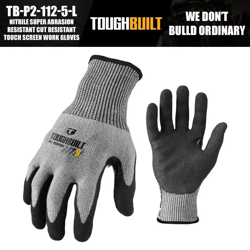 ToughBuilt TB-P2-112-5-L النتر - مراجعة Cut Resistant Glove وسعره