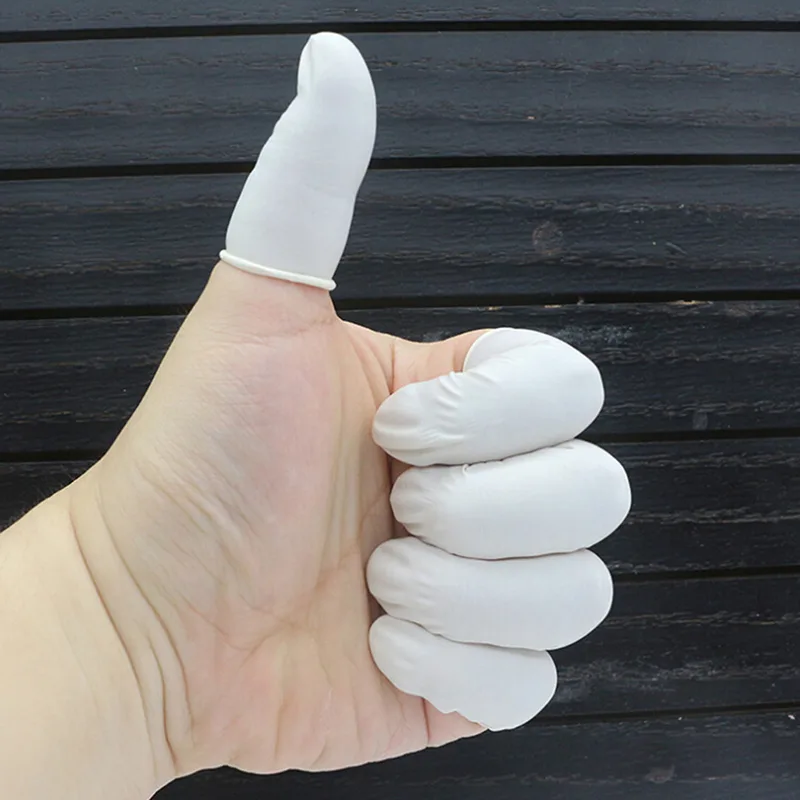 قفازات مطاطية مضادة للساكنة لل - مراجعة Latex Disposable Glove وسعره