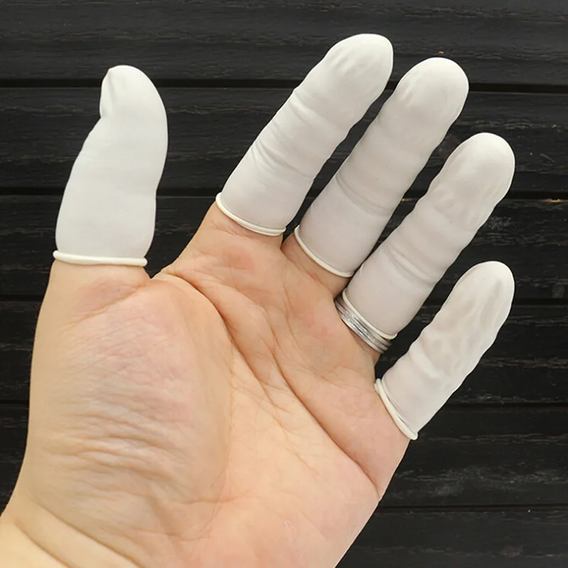 قفازات مطاطية مضادة للساكنة لل - مراجعة Latex Disposable Glove وسعره
