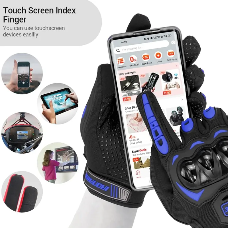 قفازات دراجات نارية للرجال بشا - مراجعة Motorcycle Glove Knuckle وسعره