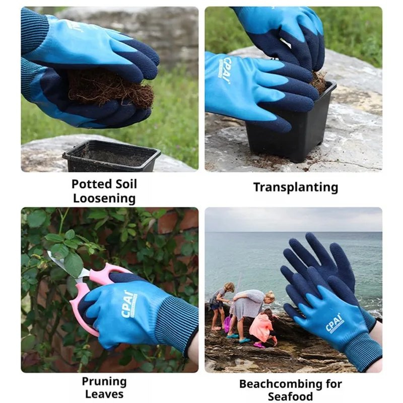 قفازات حدائق مقاومة للطعن ومضا - مراجعة Gardening Glove Waterproof وسعره