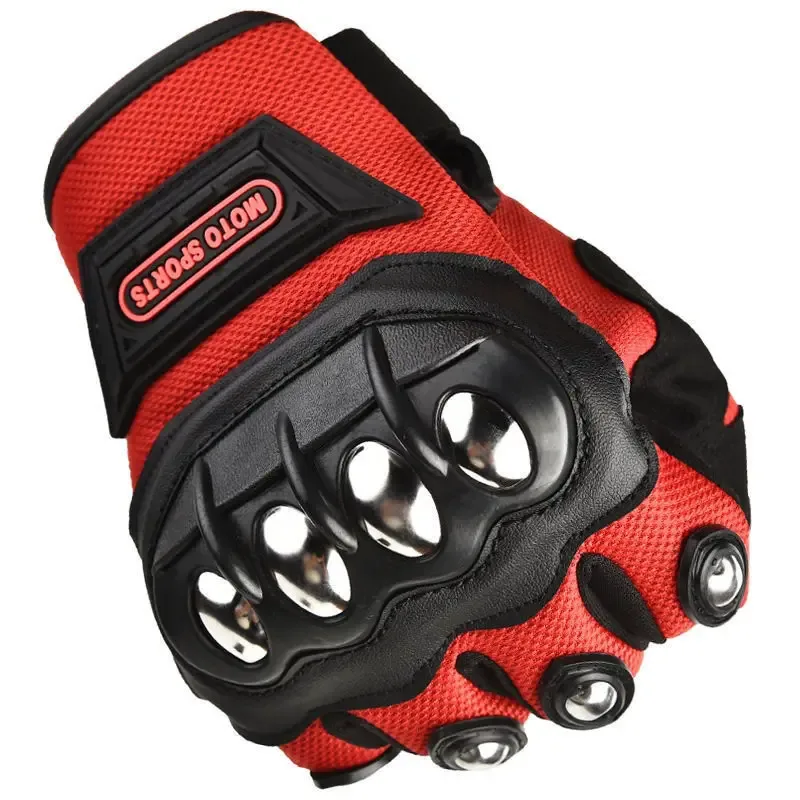 قفازات دراجة نارية من النحاس ا - مراجعة Motorcycle Glove Knuckle وسعره