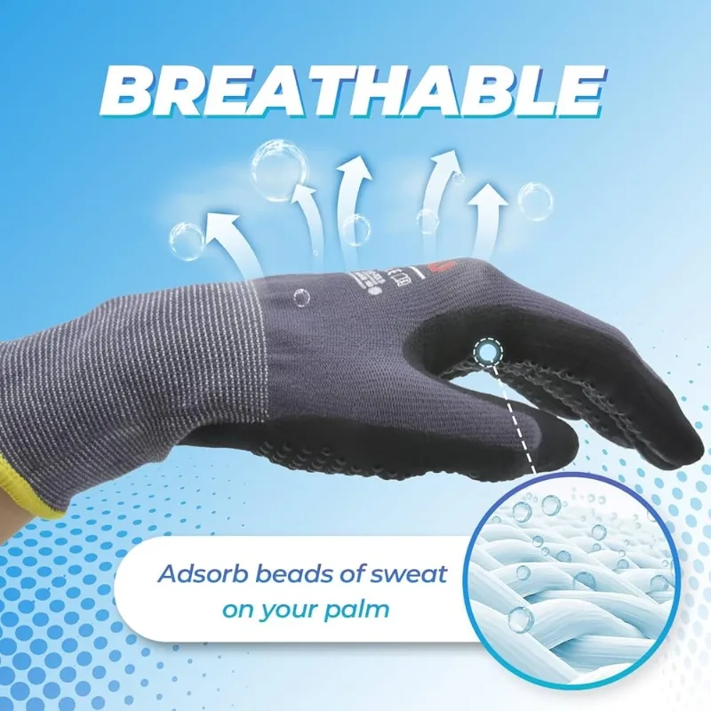 مايكرو رغوة النتريل المغلفة قف - مراجعة Nitrile Mechanic Glove وسعره