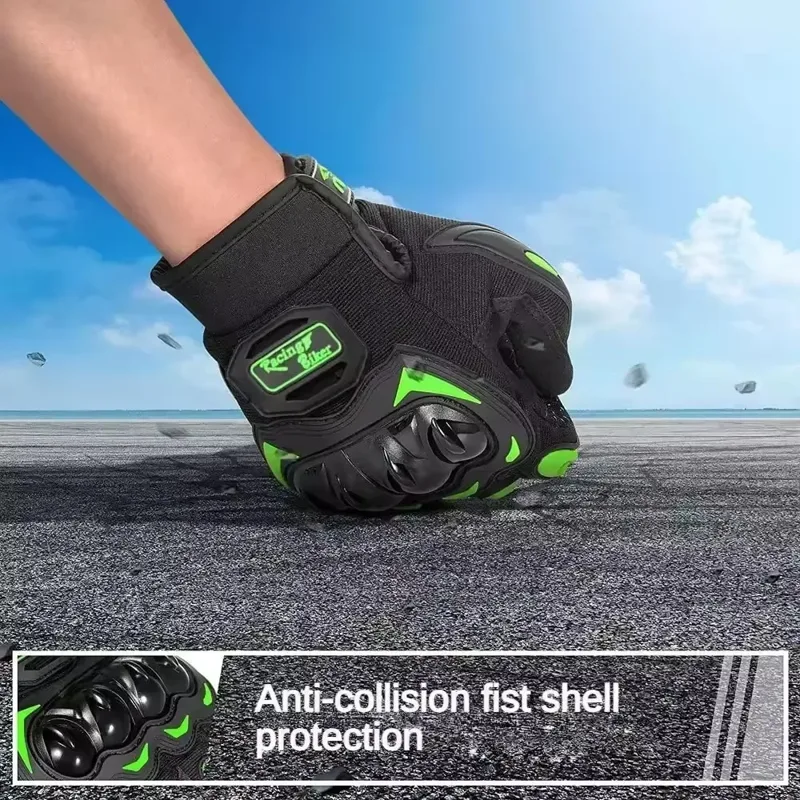 قفازات ركوب الدراجات النارية ا - مراجعة Motorcycle Glove Knuckle وسعره