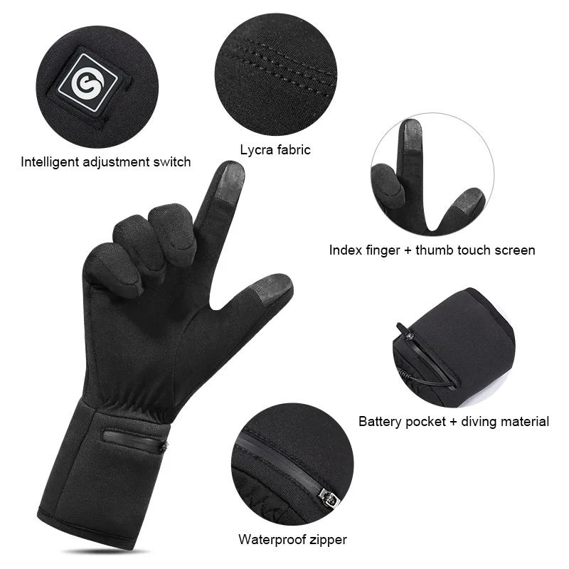 قابلة للشحن بطانة كهربائية قفا - مراجعة Heat Resistant Glove وسعره