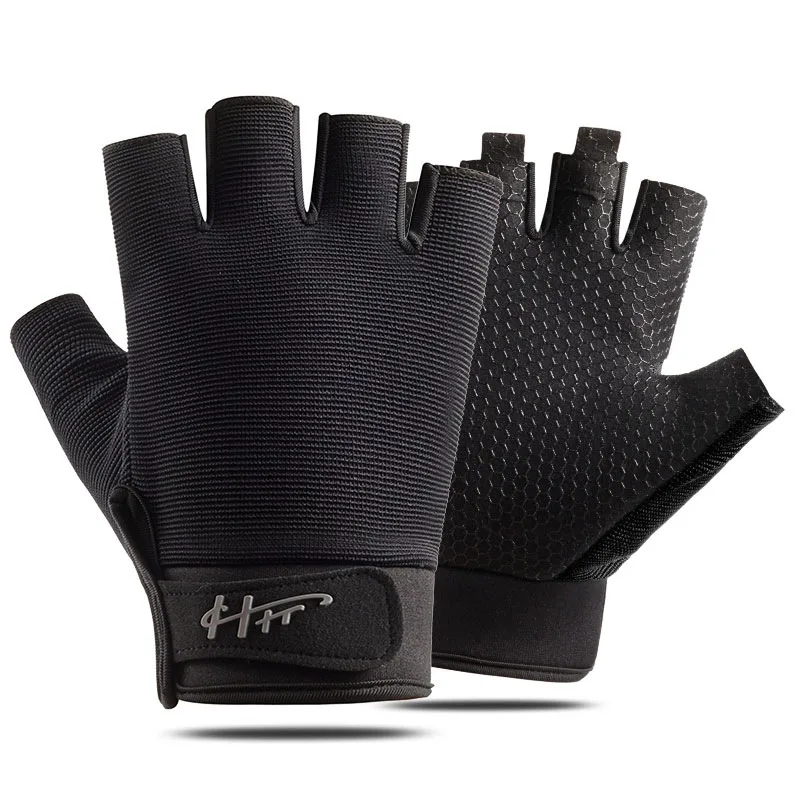 1 زوج الصيد قفازات نصف الاصبع  - مراجعة Cycling Glove Padded وسعره