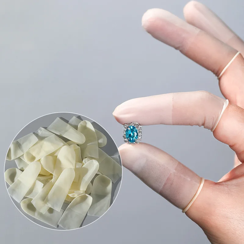 50 قطعة/عبوة جديدة من أغطية ال - مراجعة Latex Disposable Glove وسعره